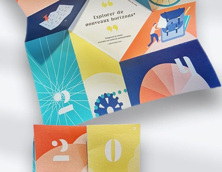 Skládací kartičky do obálek