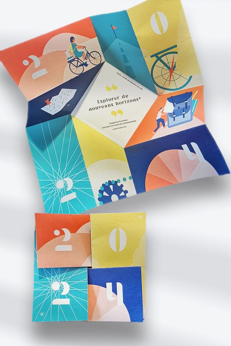 Skládací kartičky do obálek